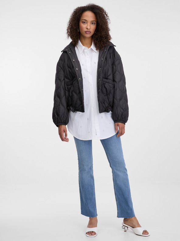 Orsay ORSAY fekete női steppelt dzseki