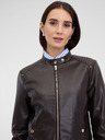 Orsay ORSAY Sötétbarna női műbőr dzseki