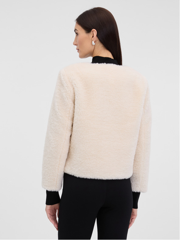 Orsay ORSAY Krémszínű női műszőrme dzseki