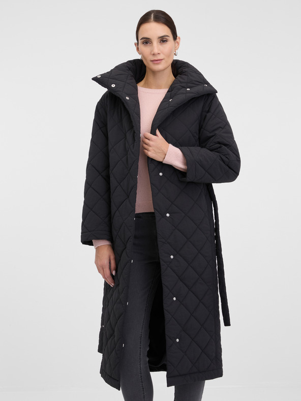 Orsay ORSAY fekete női steppelt kabát