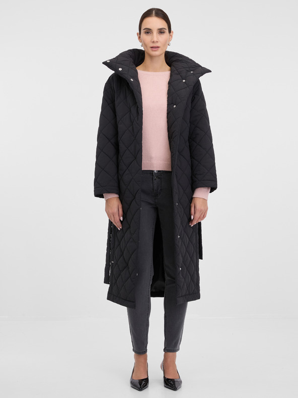 Orsay ORSAY fekete női steppelt kabát