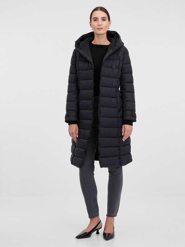 Orsay ORSAY fekete női steppelt kabát