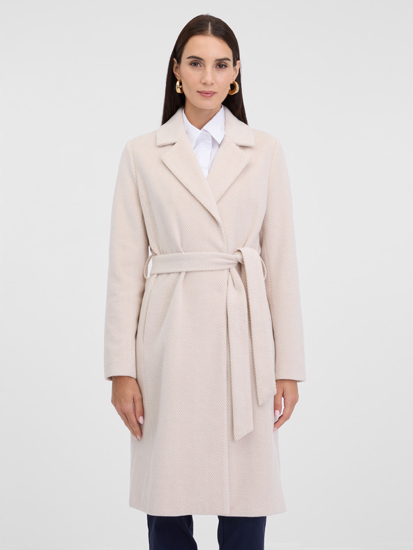 Orsay ORSAY krémszínű női kabát