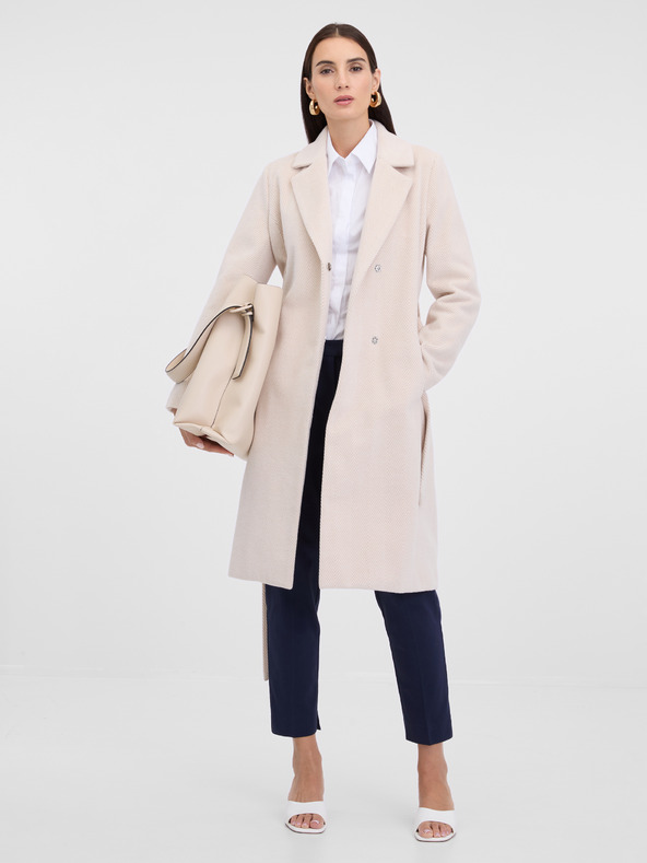 Orsay ORSAY krémszínű női kabát