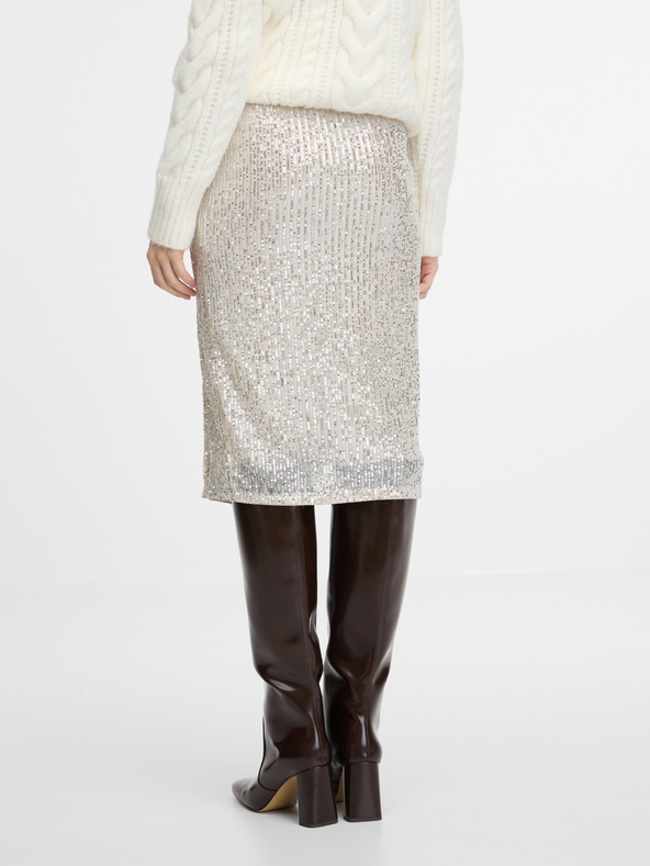 Orsay Krém ORSAY női fodros szoknya