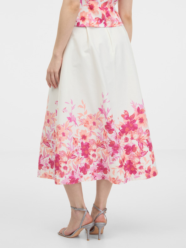 Orsay ORSAY rózsaszínű virágmintás női szoknya