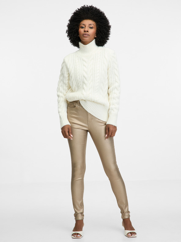 Orsay ORSAY krémszínű női garbó