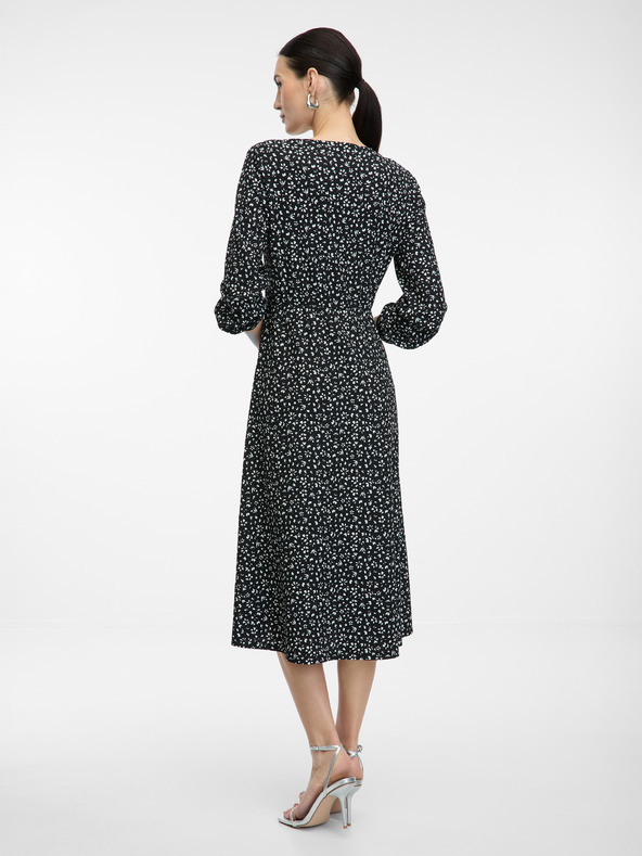 Orsay Fekete ORSAY női midi ruha