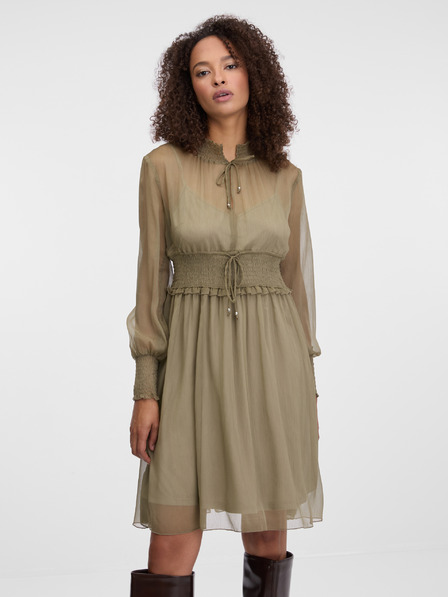Orsay Khaki ORSAY női térdig érő ruha