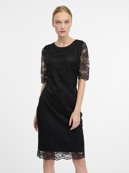 Orsay ORSAY fekete női térdig érő ruha