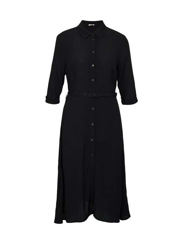 Orsay Fekete térdig érő női ingruha ORSAY