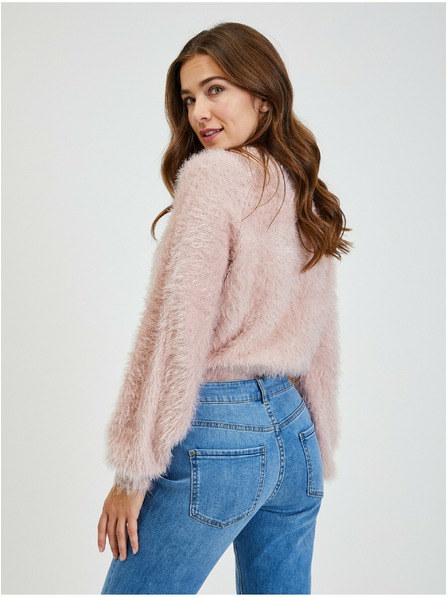 Orsay ORSAY rózsaszínű női pulóver ballon ujjakkal