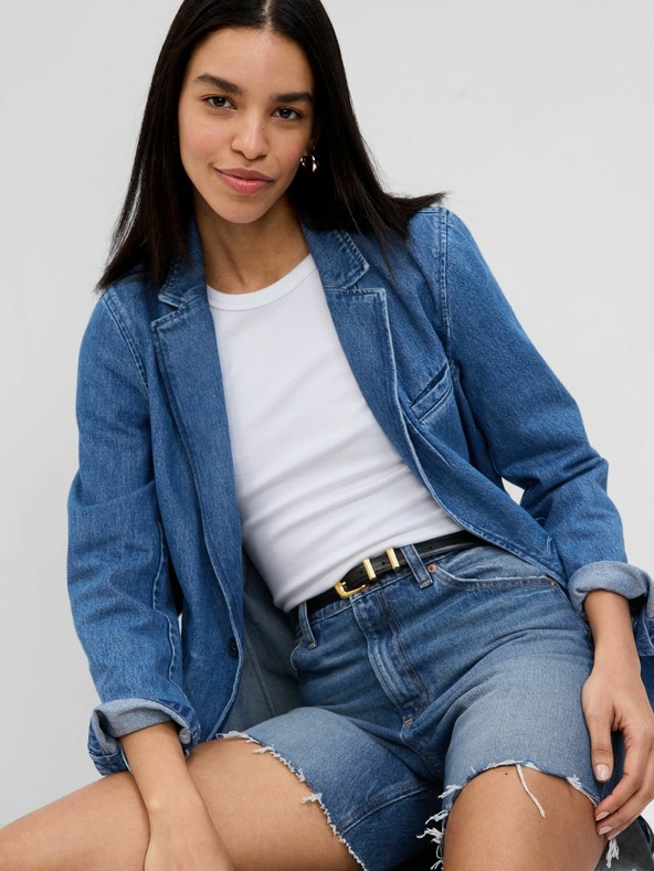 GAP Magas derekú farmer rövidnadrág GAP