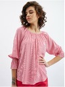Orsay ORSAY sötétrózsaszín csíkos női blúz
