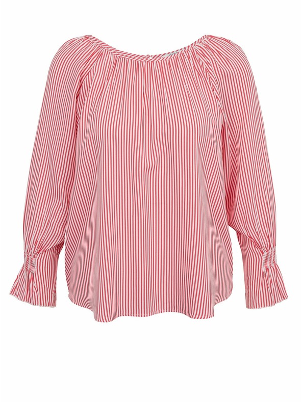Orsay ORSAY sötétrózsaszín csíkos női blúz