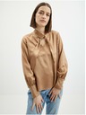 Orsay ORSAY világosbarna szatén női blúz