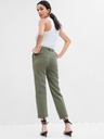 GAP Kalhoty girlfriend khaki high rise Utility GAP