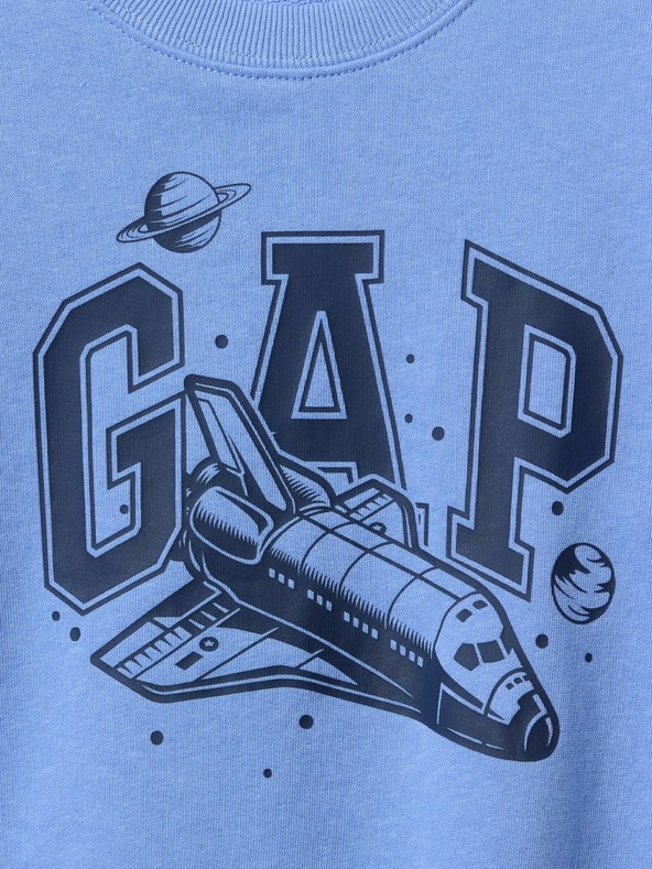 GAP Baby oversize pulóver logóval GAP