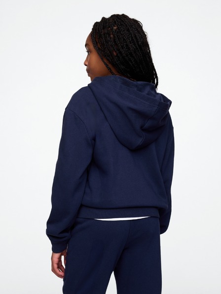 GAP Gyerek pulóver logóval és fleece béléssel GAP