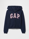 GAP Gyerek pulóver logóval és fleece béléssel GAP