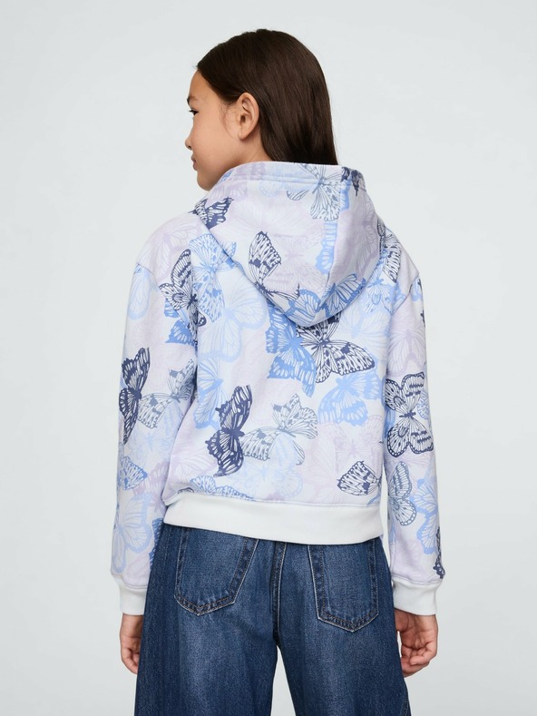 GAP Gyerek pulóver logóval és fleece béléssel GAP