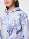 GAP Gyerek pulóver logóval és fleece béléssel GAP