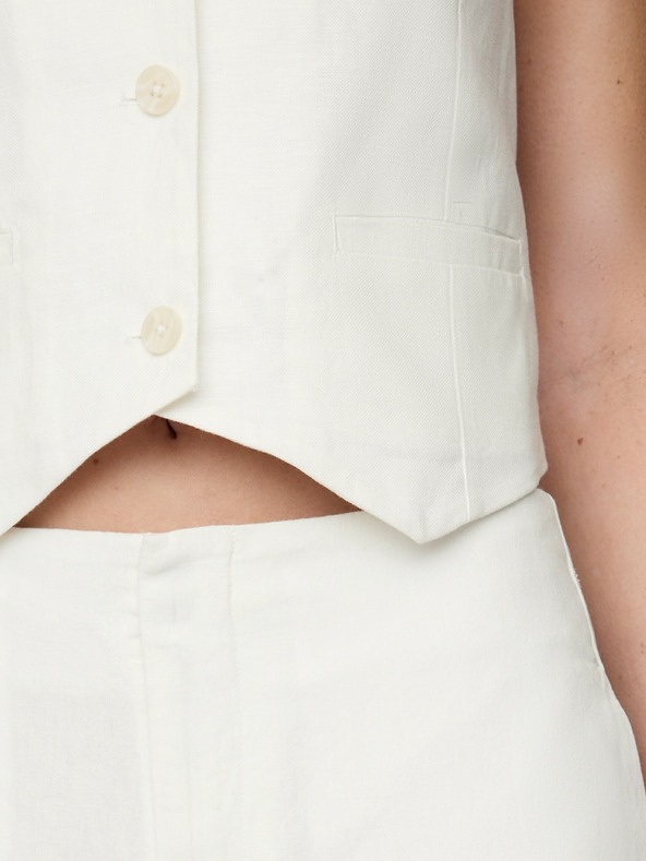 GAP Egyenes szabású lenvászon nadrág GAP