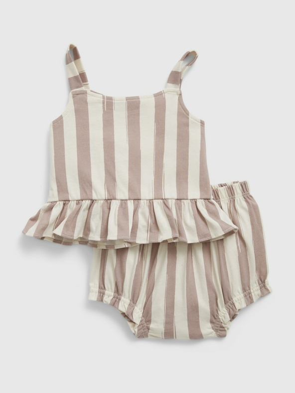 GAP Baby csíkos peplum szett GAP