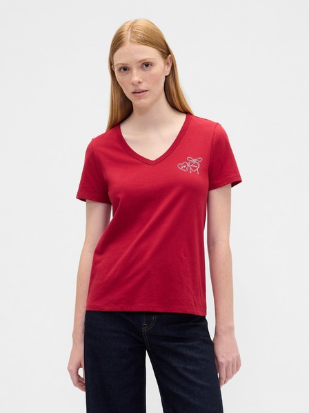 GAP GAP logó v-ss camo arch póló