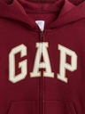 GAP Gyerek pulóver logóval és fleece béléssel GAP