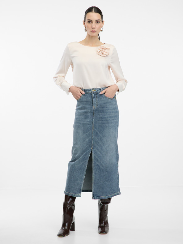 Orsay Halvány rózsaszín applikációs blúz ORSAY