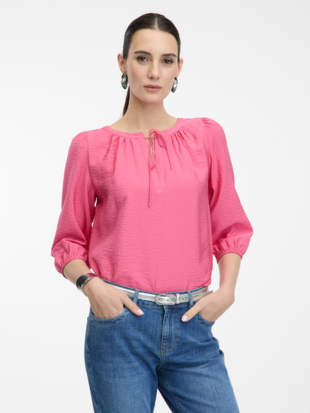 Orsay Rózsaszín háromnegyedes ujjú blúz ORSAY