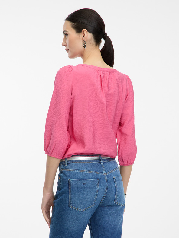 Orsay Rózsaszín háromnegyedes ujjú blúz ORSAY
