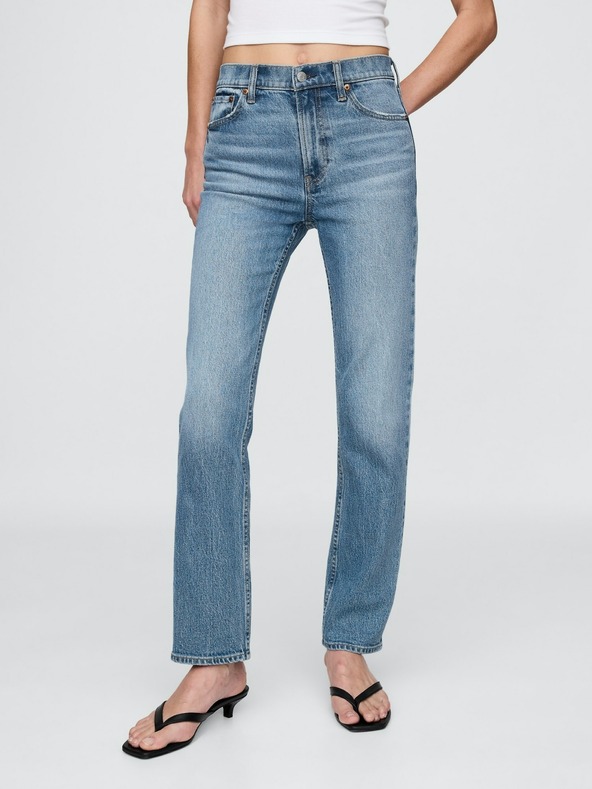 GAP High Rise ’90s Slim Straight farmernadrág GAP