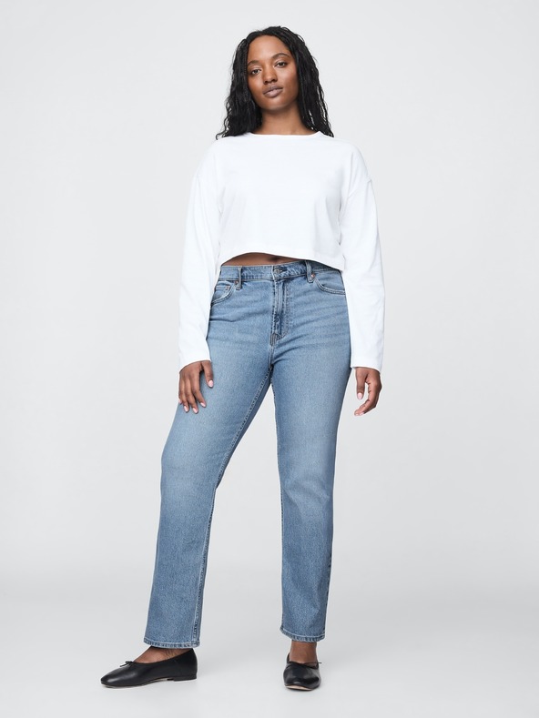 GAP High Rise ’90s Slim Straight farmernadrág GAP