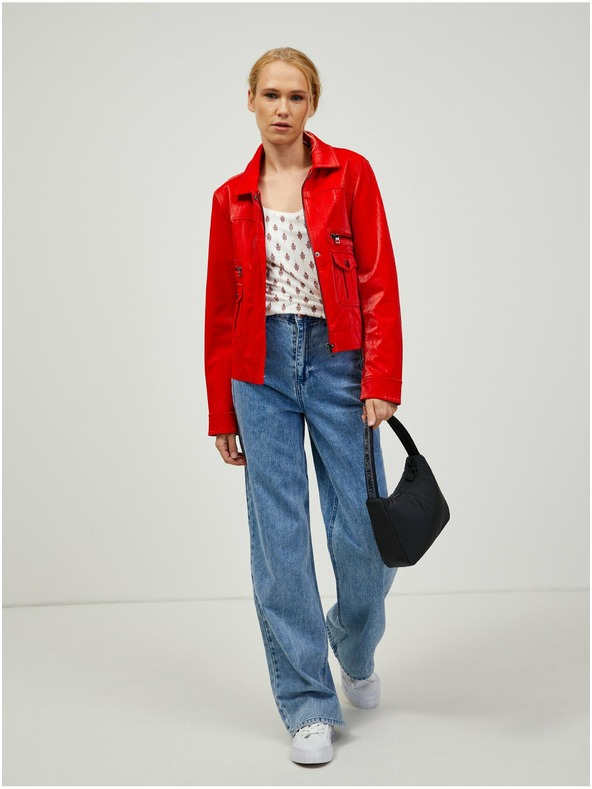 Orsay ORSAY rózsaszín-krémszínű mintás póló