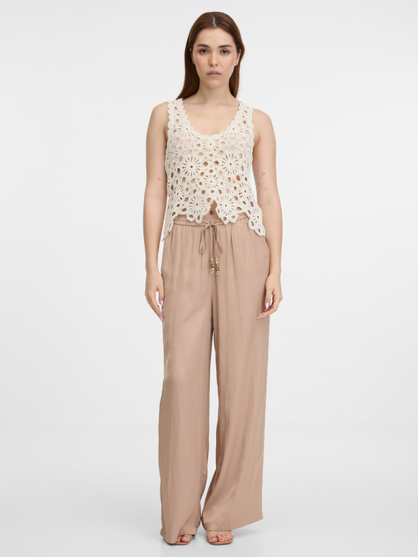 Orsay ORSAY bézs női széles nadrág