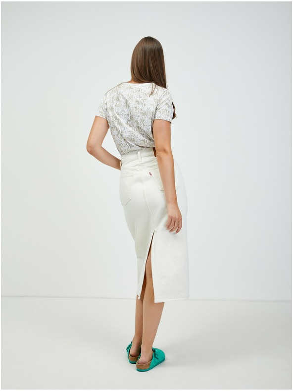 Orsay ORSAY fehér-bézsszínű állatmintás póló