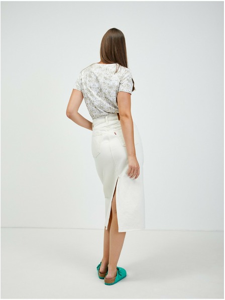 Orsay ORSAY fehér-bézsszínű állatmintás póló