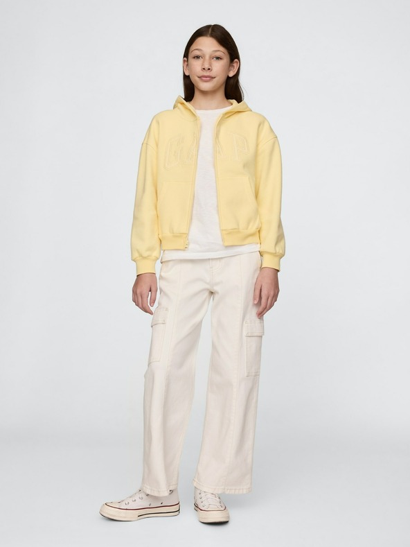 GAP Gyerek oversize pulóver logóval GAP