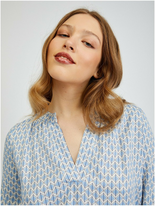 Orsay ORSAY világoskék mintás női blúz