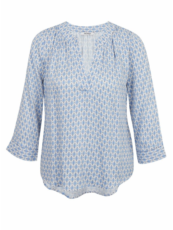Orsay ORSAY világoskék mintás női blúz