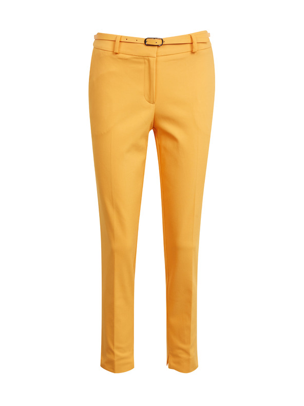 Orsay ORSAY narancssárga rövidített női nadrág övvel