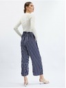 Orsay ORSAY sötét kék női csíkos culottes nadrág