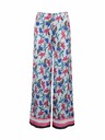 Orsay ORSAY világos kék női virágmintás nadrág