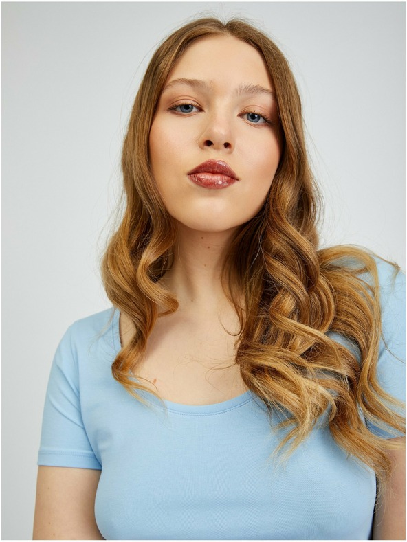 Orsay ORSAY világoskék basic női póló