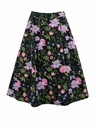 Orsay ORSAY fekete női virágos szoknya