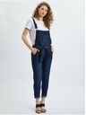 Orsay ORSAY sötétkék slim fit női farmer kertésznadrág