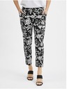 Orsay ORSAY fehér-fekete mintás női nadrág