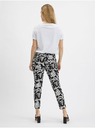 Orsay ORSAY fehér-fekete mintás női nadrág
